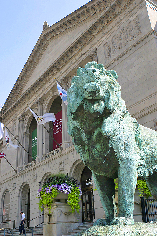 Facade; with Lion