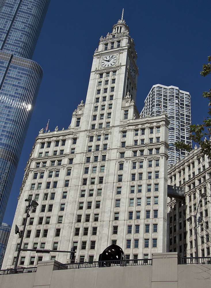 From the east side of Michigan Avenue