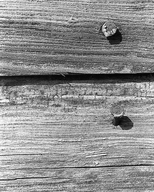 Weathered barn and popping nails, Ithaca, NY