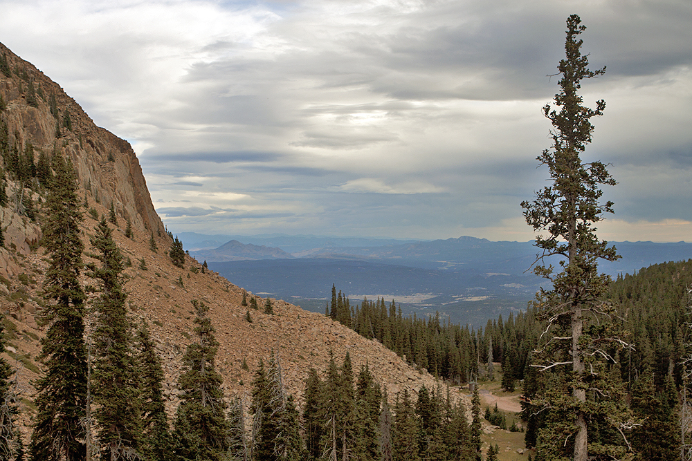 Below 10,000 ft, but nothing really around the mountain