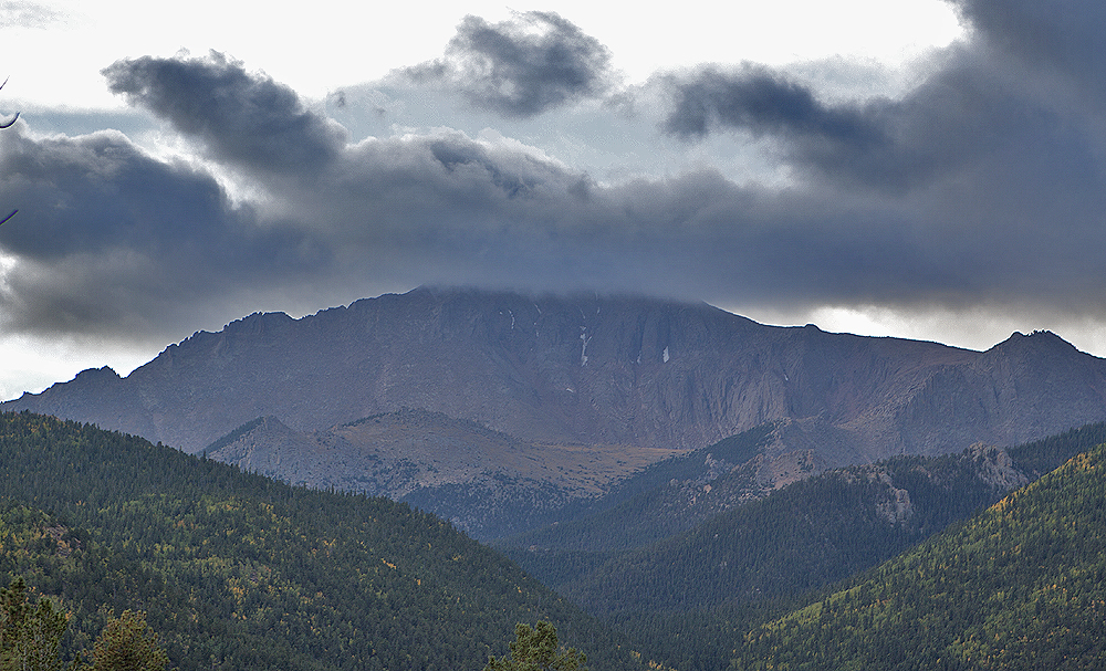 Bad weather on peak only. Look at the sun all around!