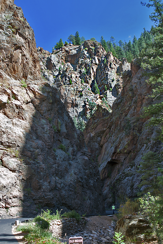 Box canyon walls