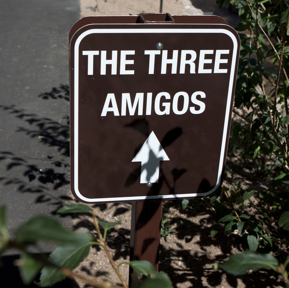 Three Amigos sign