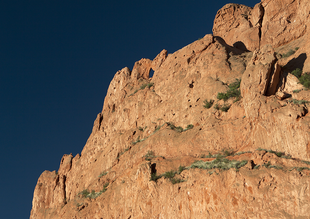 Notice the hole in the rock. Garden of the Gods, Colorado Springs, CO