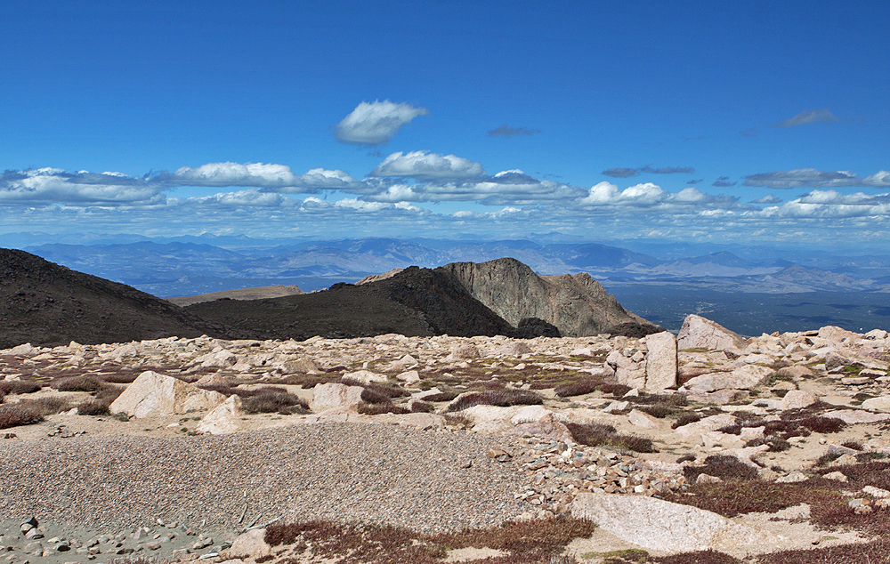 So barren up there, littered with rocks. Looking W/NW