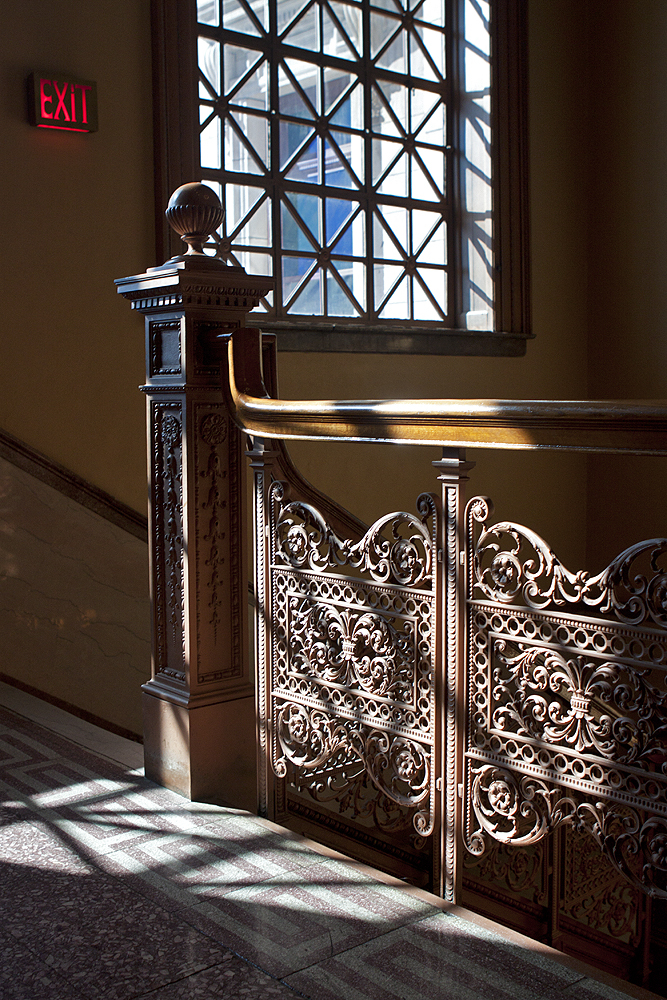 Stairway detail. Just don't build buildings like this anymore