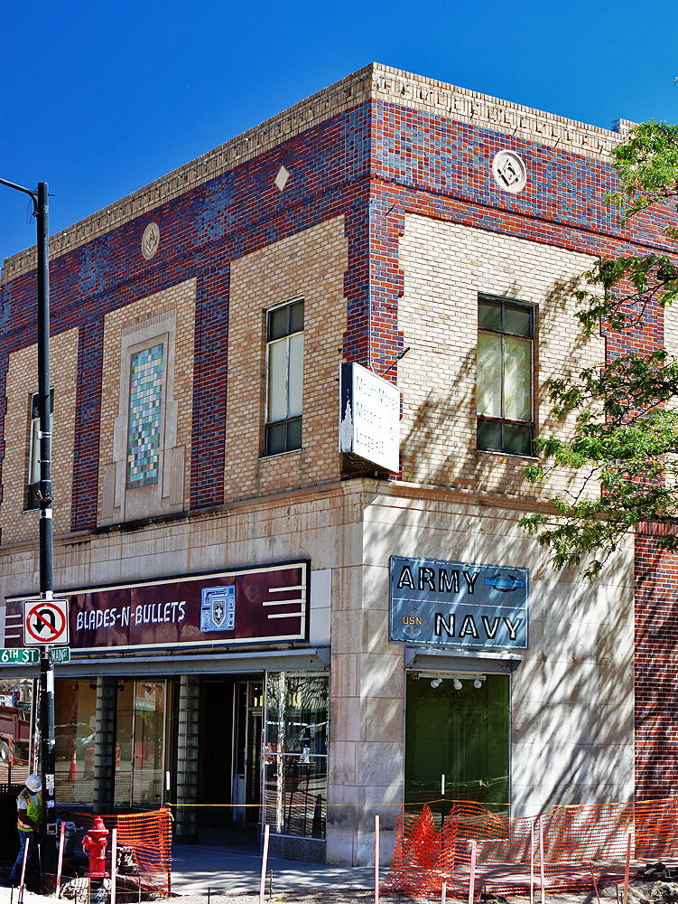 Store in Canyon City, CO - colored bricks