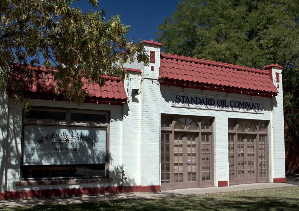 Old gas station, now a law office. Nice.