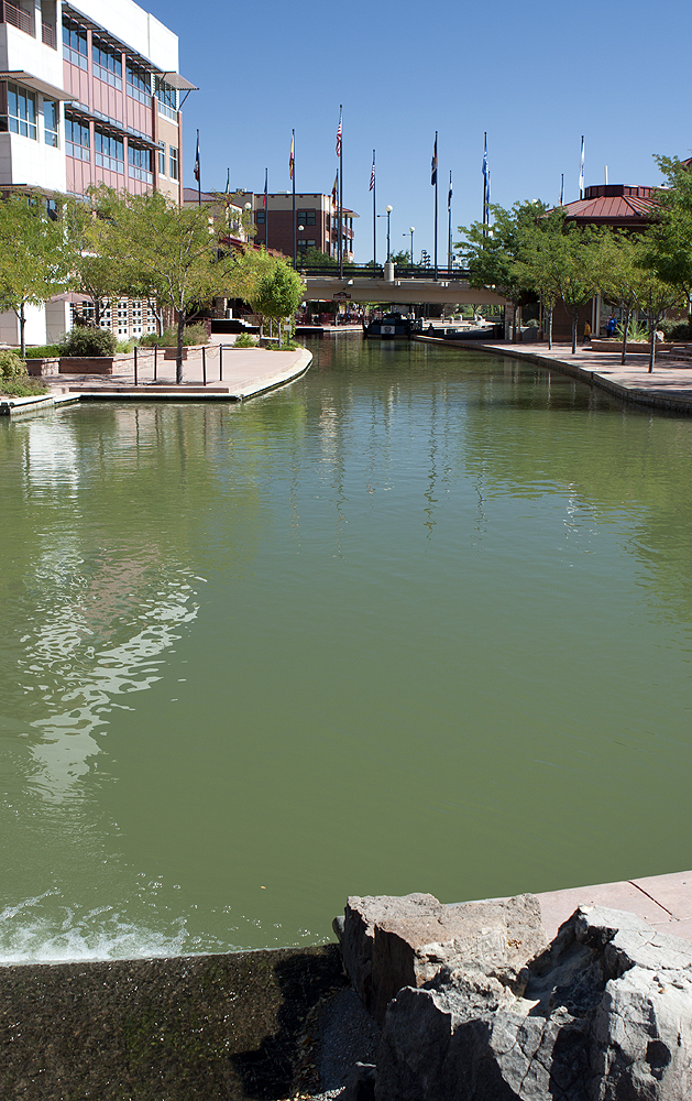 Riverwalk, looking east