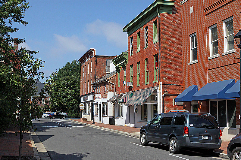 Typical downtown sidestreet