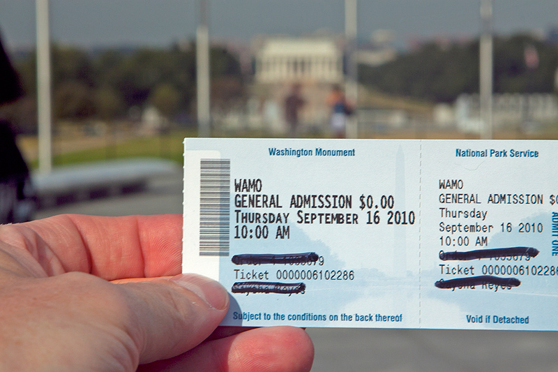 Washington, D.C., 2010; Lincoln Memorial in the background