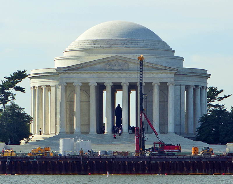 From across the tidal basin