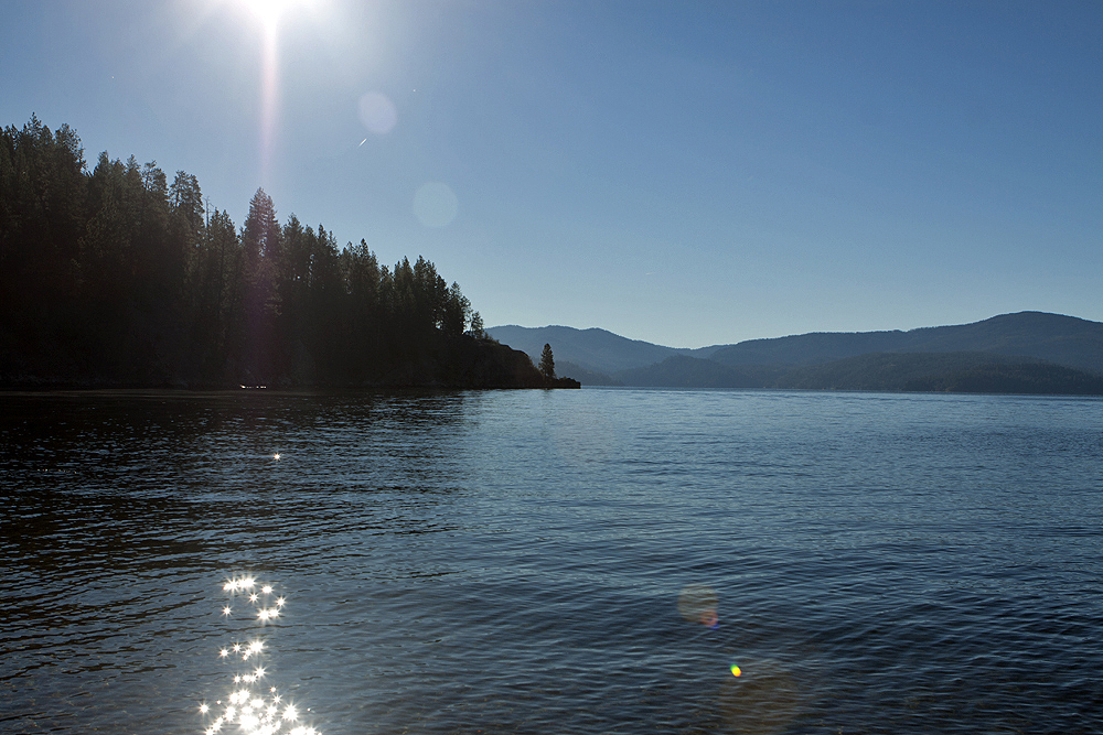 Coeur d'Alene, ID, looking south/southeast early AM