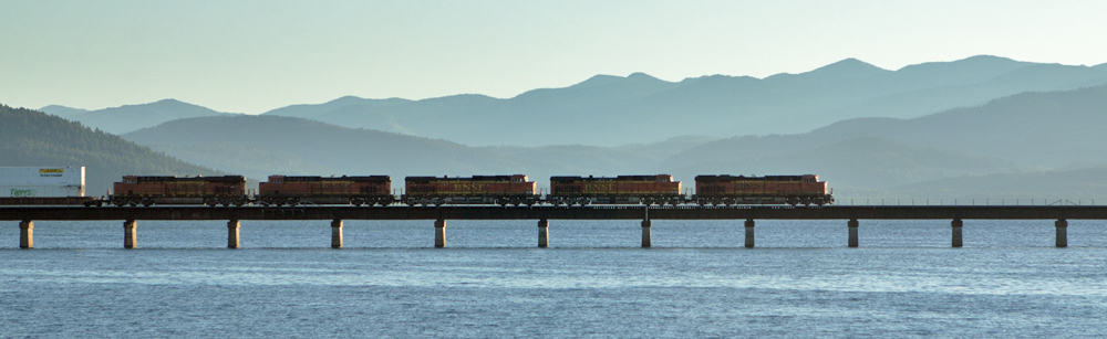 Burlington Northern...Look at the hills beyond....