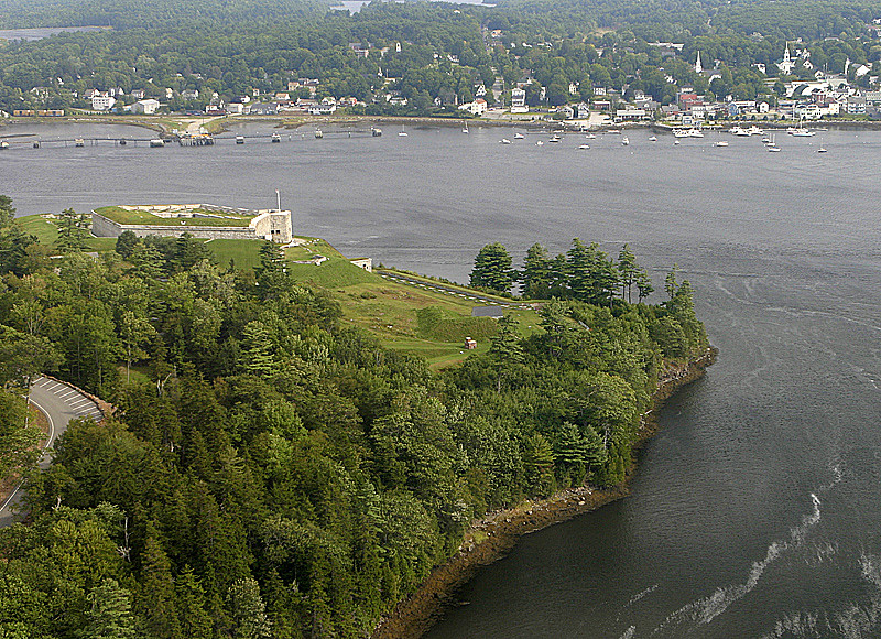 Shot from the Penobscot Narrows Bridge