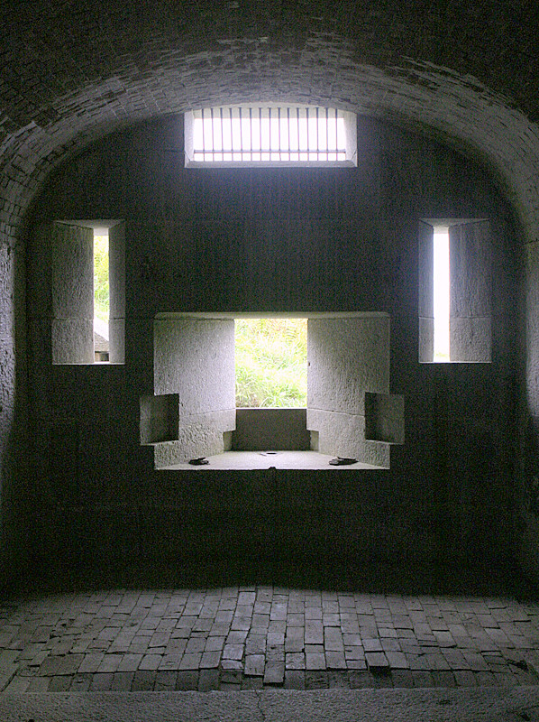 Inside northward-facing battery