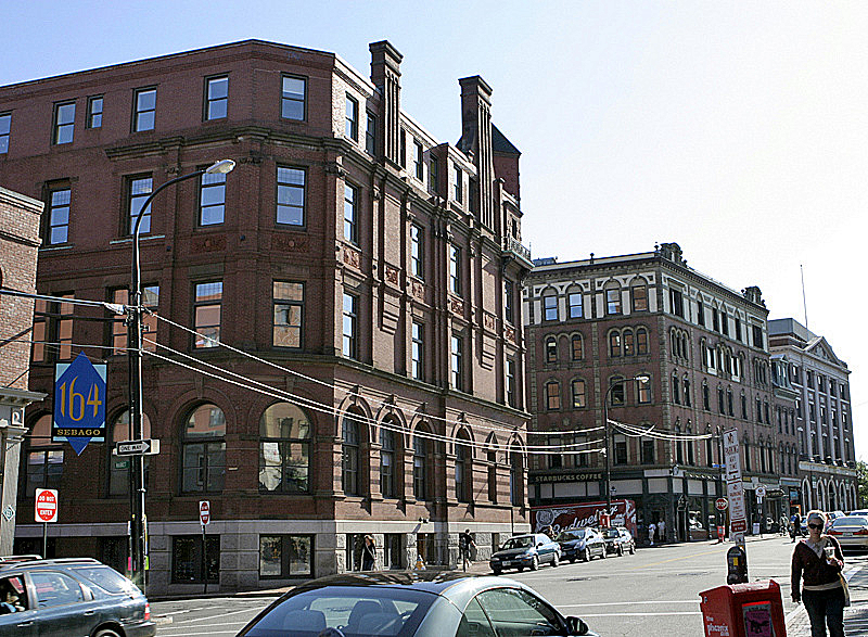 Looking SW on Middle Street