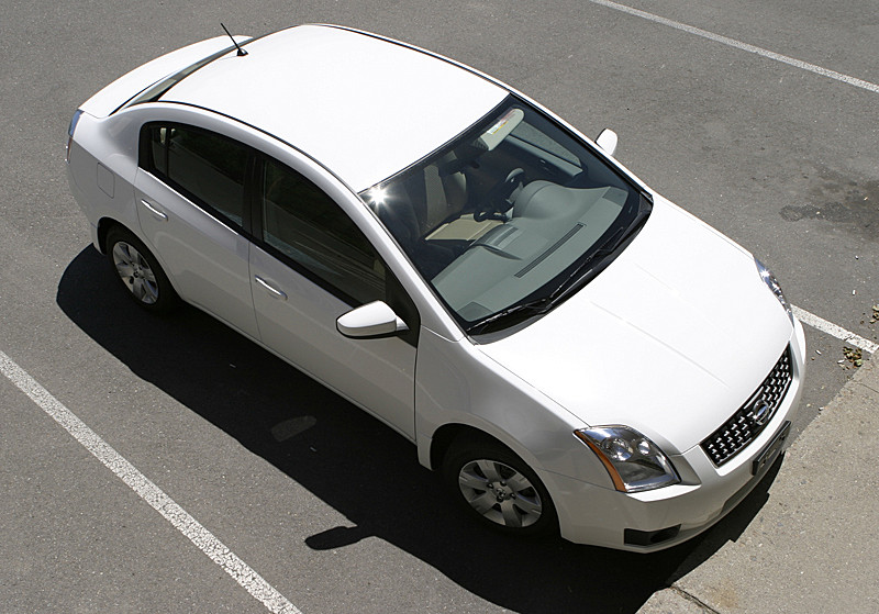 Nissan Sentra - very quiet car, actually