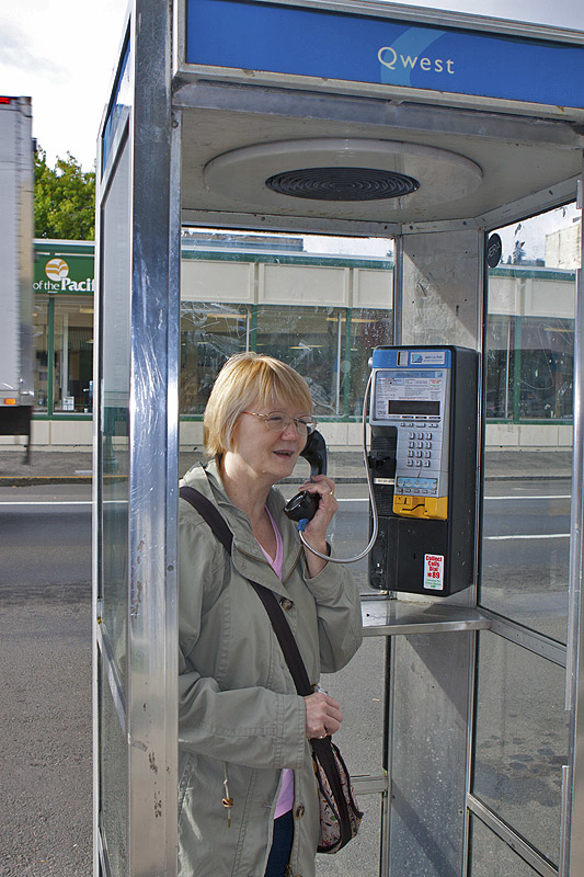 Superman, this city still has phone booths....