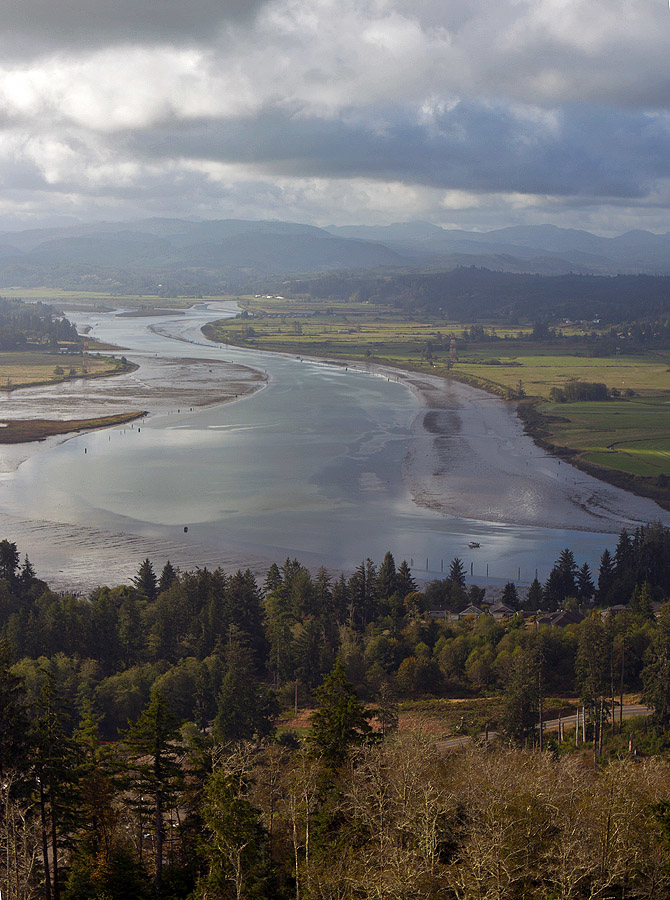 Looking south, down Youngs River