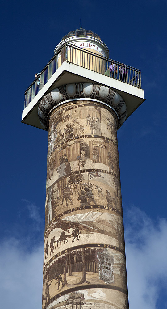 Showing small observation deck on top