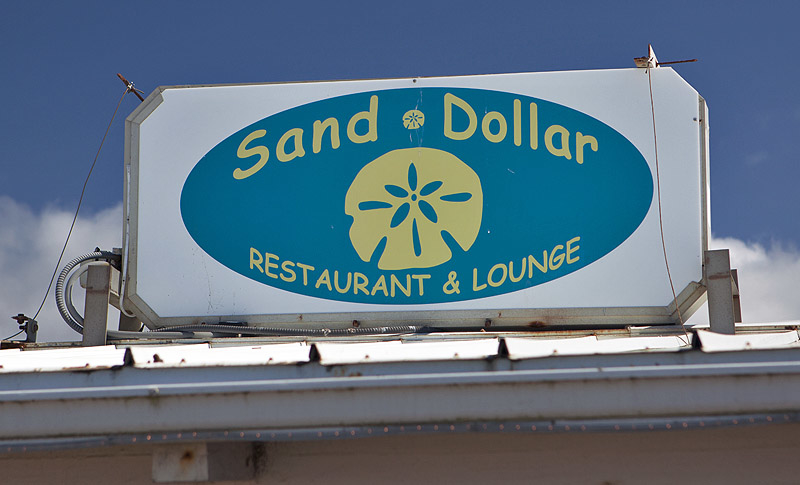 Rockaway Beach, OR. Nice burgers and beer on the beachfront