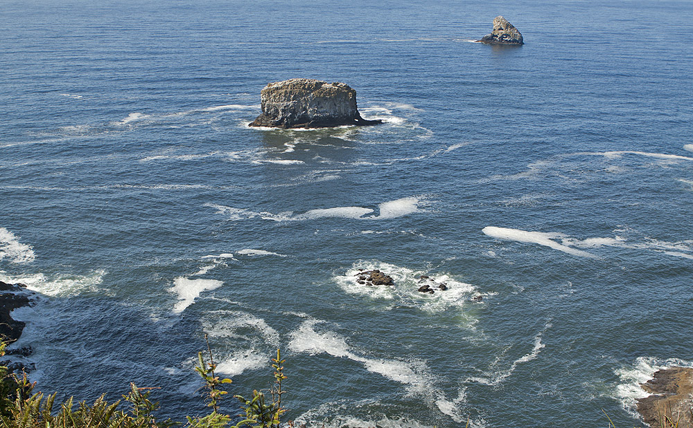 Rocks in the water