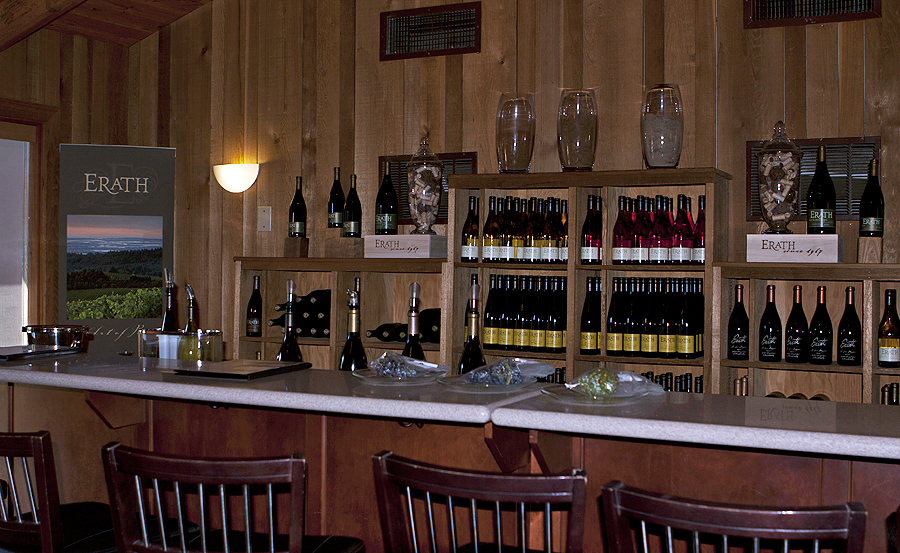 Tasting room - had some great wine!