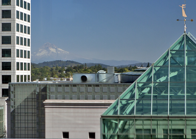 From Pioneer Courthouse, Portland, OR