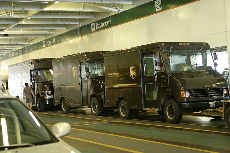 This is how UPS gets to Bainbridge