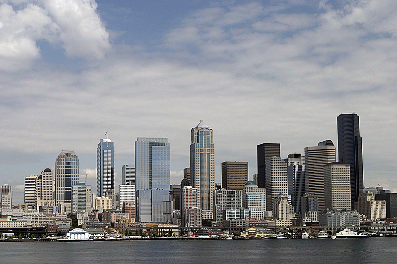 Looking east from Bainbridge Island Ferry