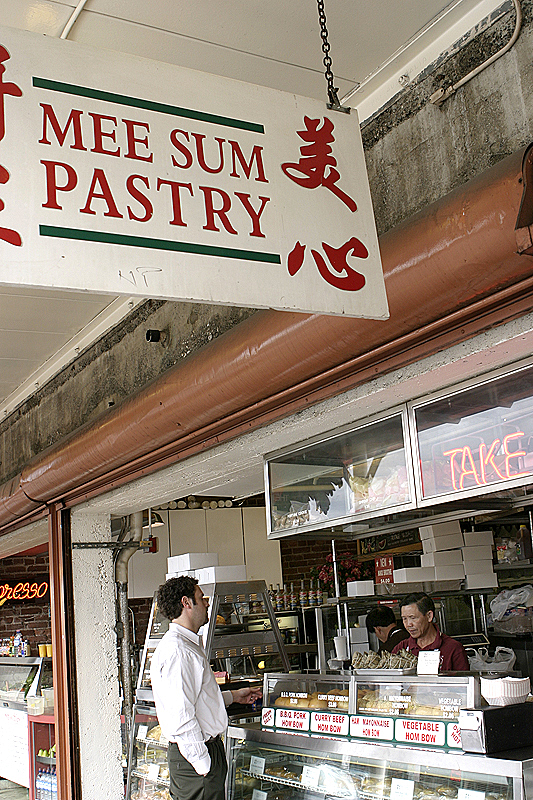 Pike Place Market, Seattle. Great potstickers